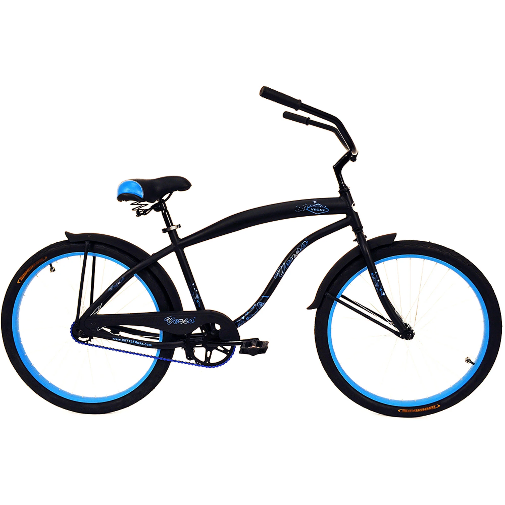26" Verso Vegas Cruiser, Matte Black/Blue