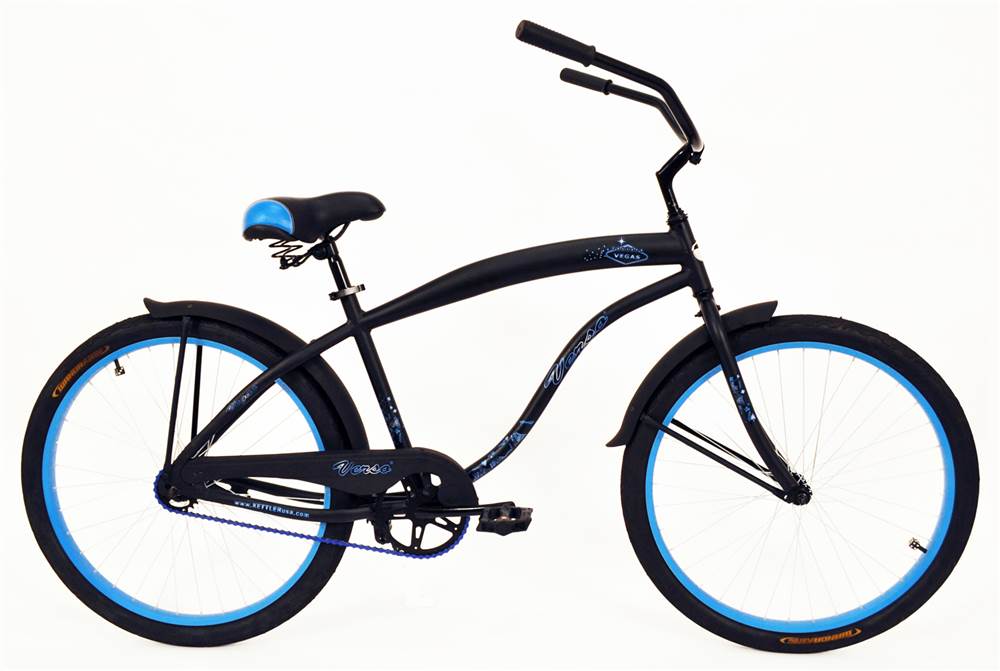 26" Verso Vegas Cruiser, Matte Black/Blue - Image 2