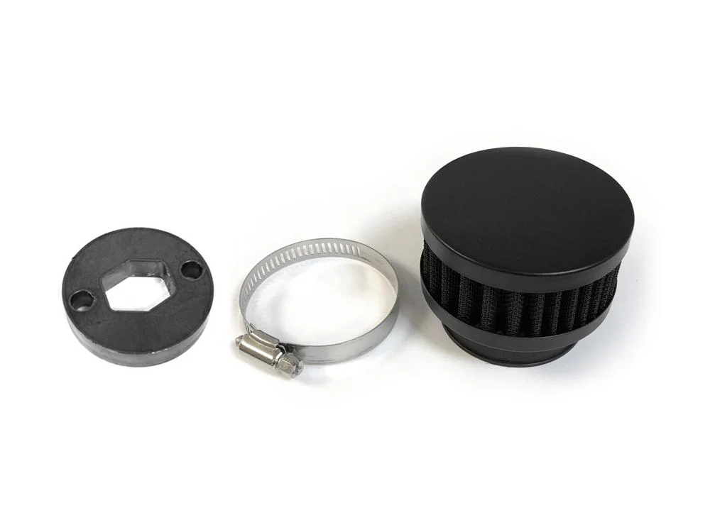 79cc Round High Performance Air Filter - Black