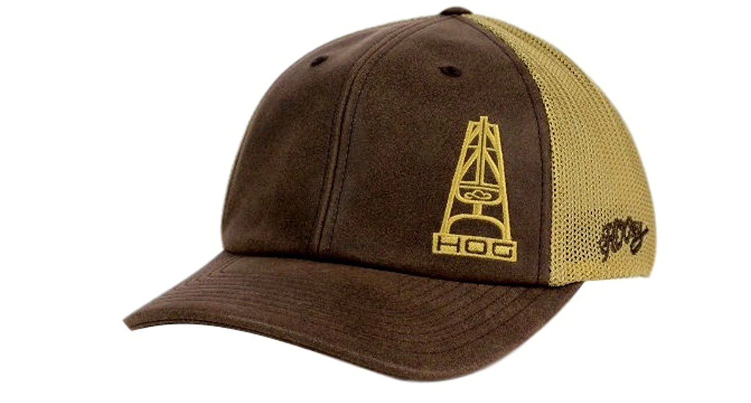 Hooey Hat - 'The Hanger' Oil Gear Wax Trucker Hat - Brown