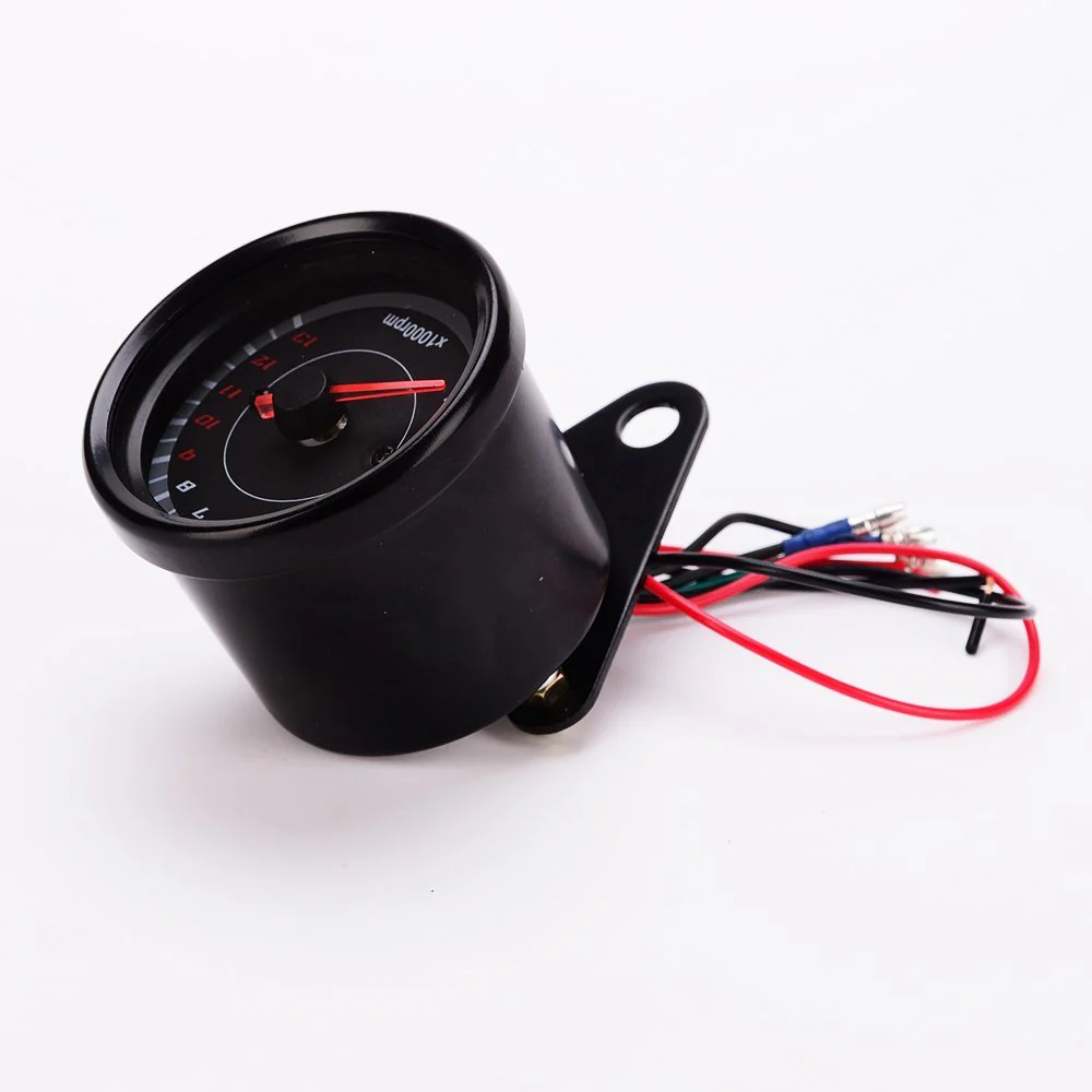Iztor Motorcycle Speedometer Tachometer Odometer Rev Counter 0-13000 RPM - Image 3