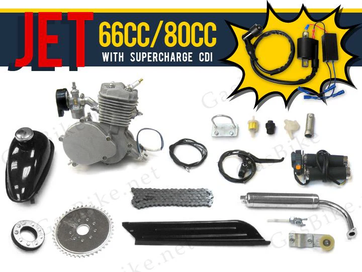 Jet 66cc/80cc Motorized Bicycle - Image 3