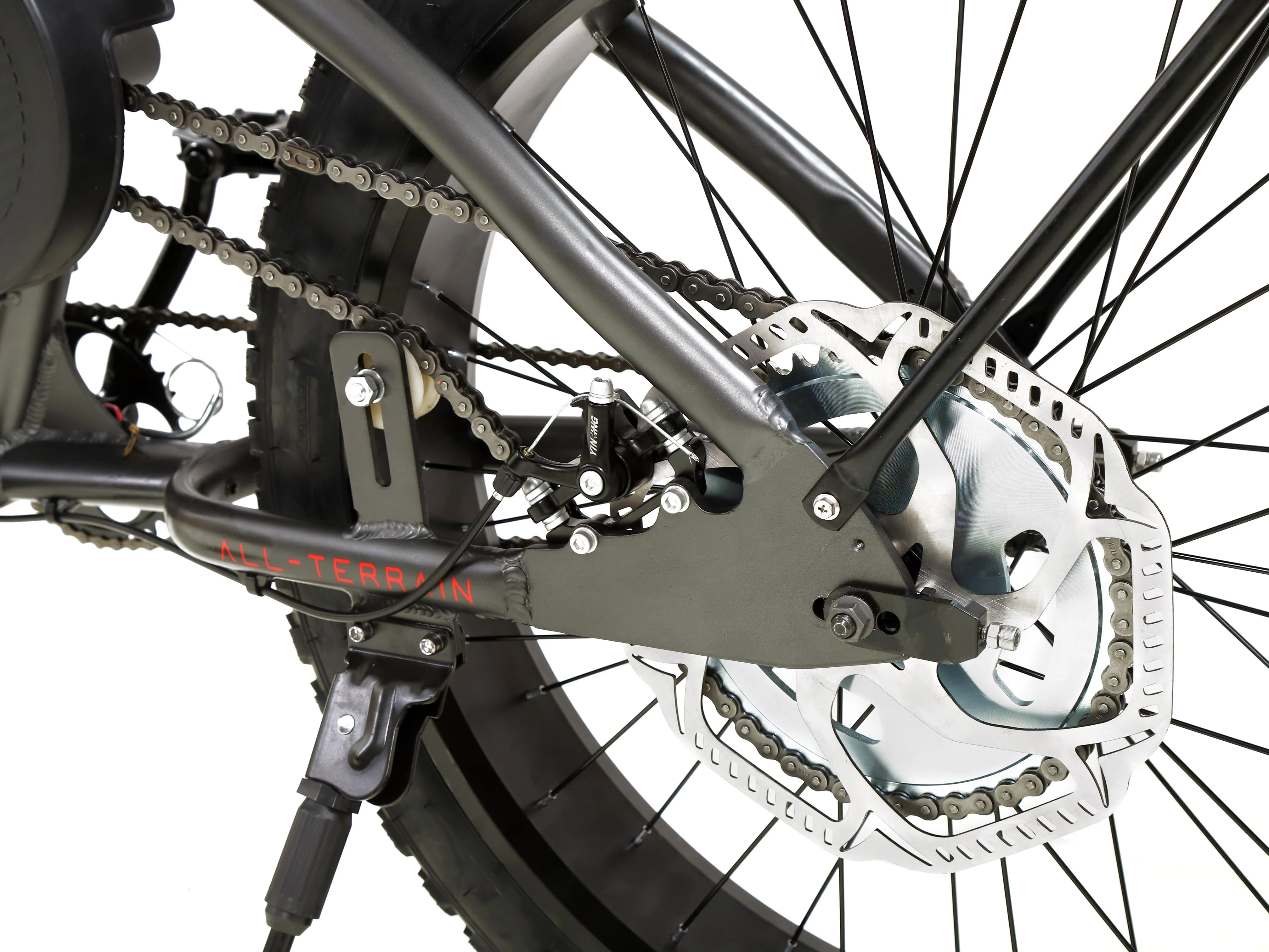 PHATMOTO™ ALL TERRAIN Fat Tire 2021 - 79cc Motorized Bicycle with Hilliard Clutch (Matte Army Green) - Image 7