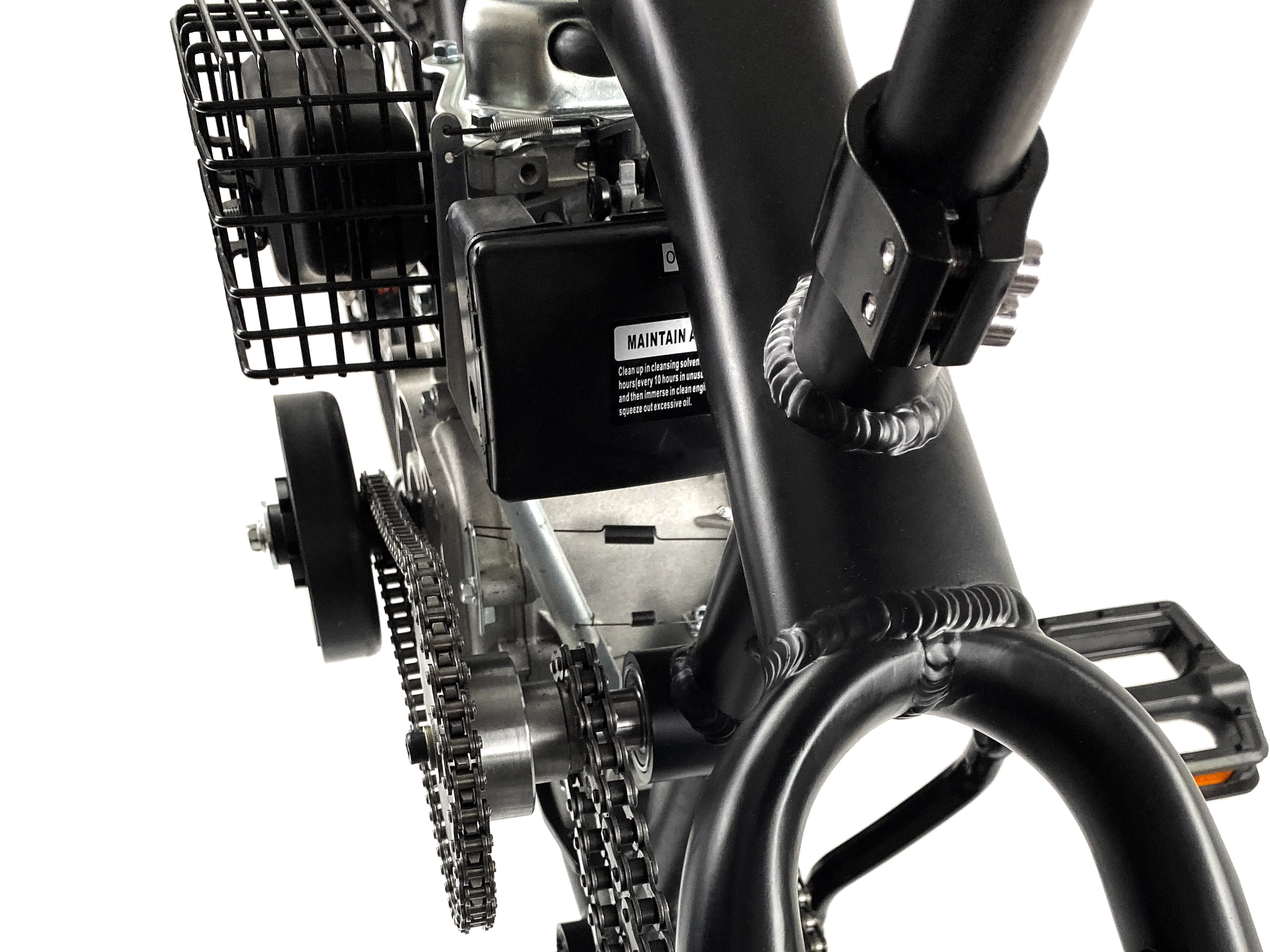 PHATMOTO™ Rover 2023 - 79cc Motorized Bicycle 7-Speed (Black) - Image 7
