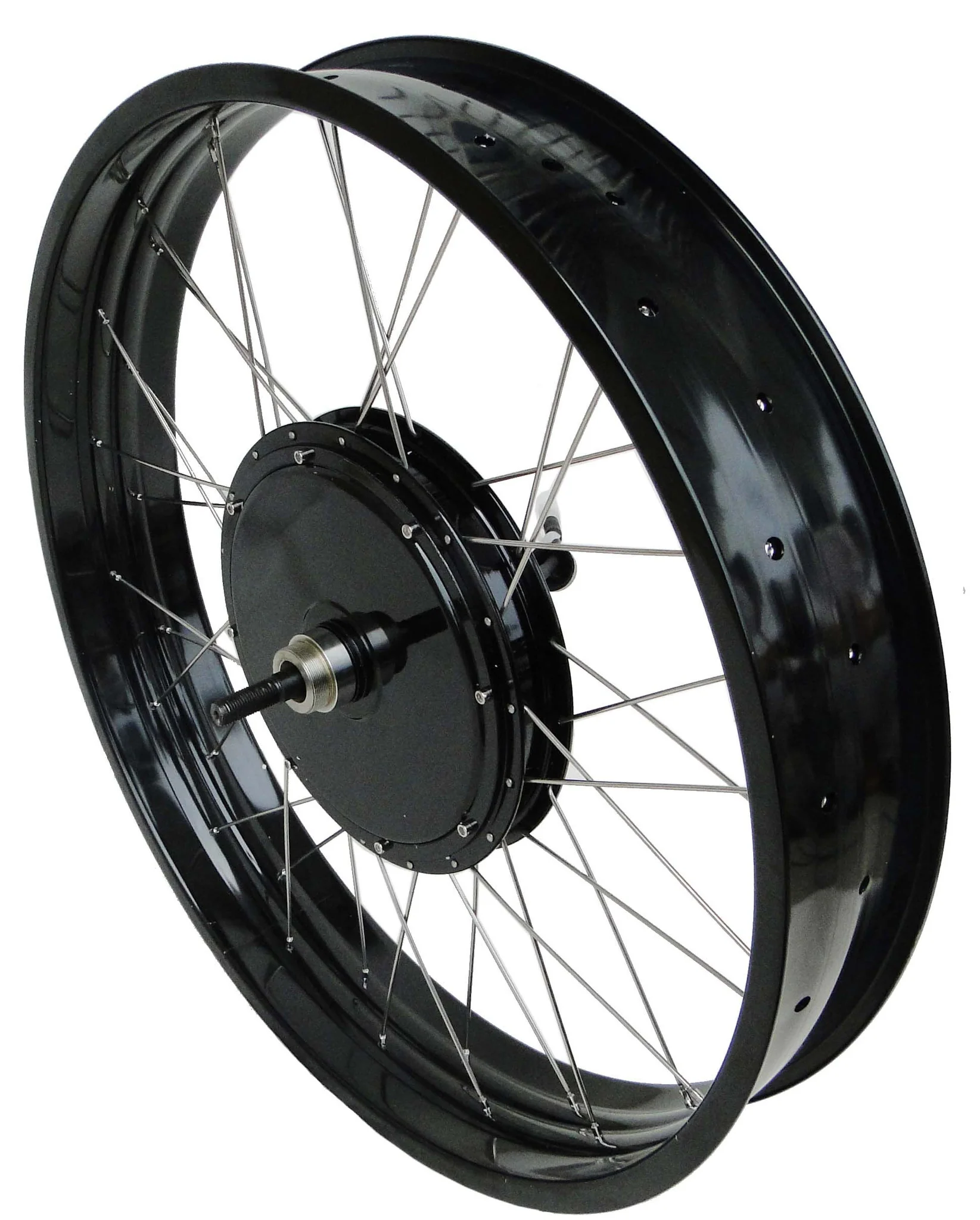 Tesla 26" Electric Conversion Fat Rear Wheel - 48 V 1500 W (With Disc Brake and LCD) - Image 2