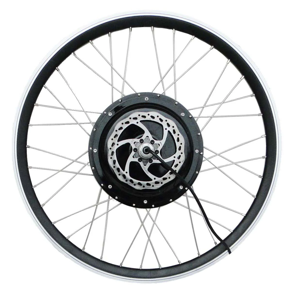 Tesla 26" Electric Conversion Front Wheel - 48 V 1000 W (With Disc Brake and LCD) - Image 2