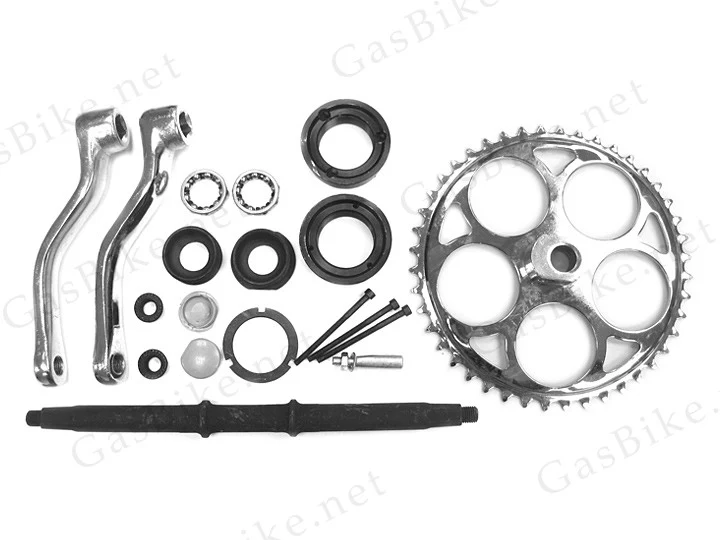 Wide Pedal Crank Kit with Conversion Bracket
